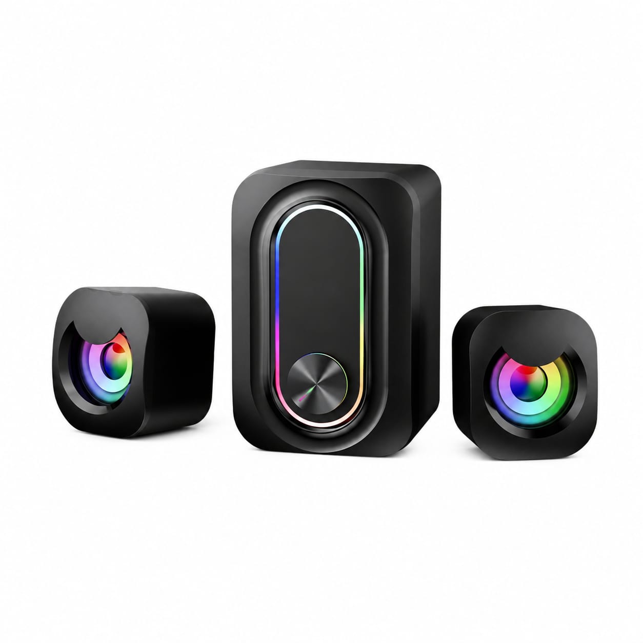 Speaker Gaming Robot RS190 Soundbar Super Bass Portable RGB