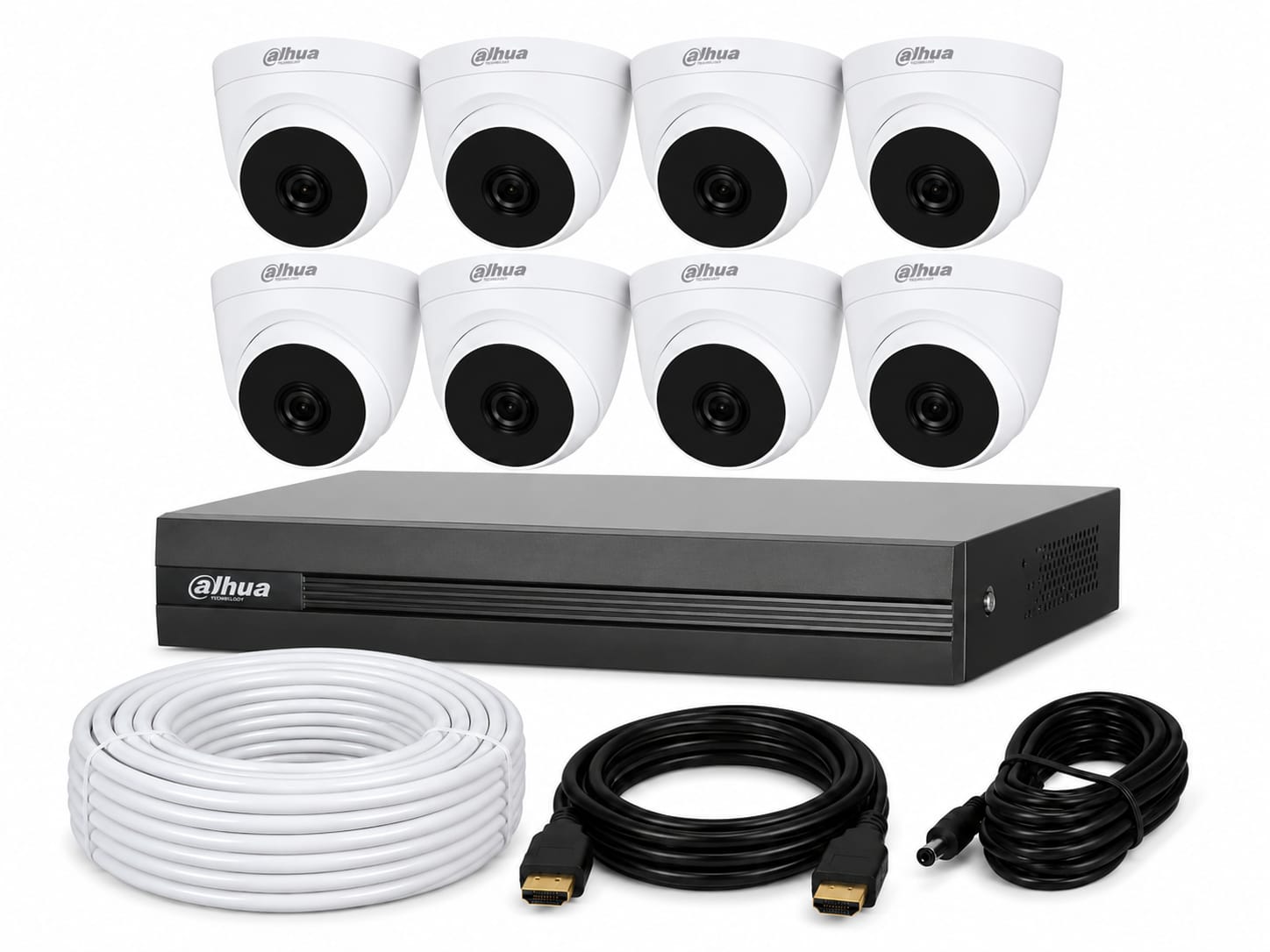 Paket CCTV Dahua Iluminator Audio 2MP|8 KAMERA|HDD 2 TB