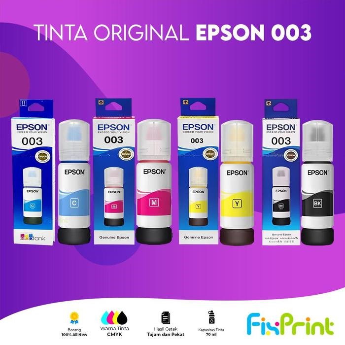 TINTA EPSON 003 CMYK