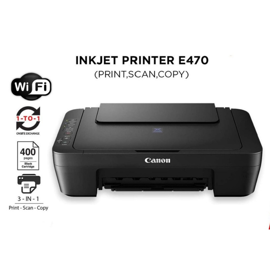 Canon E470 - All In One Print Scan Copy