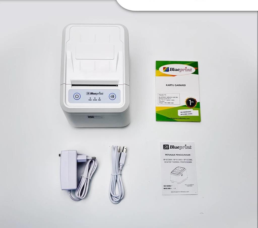 Printer Thermal Dekstop 80 mm BLUEPRINT ECO80D USB + Bluetooth