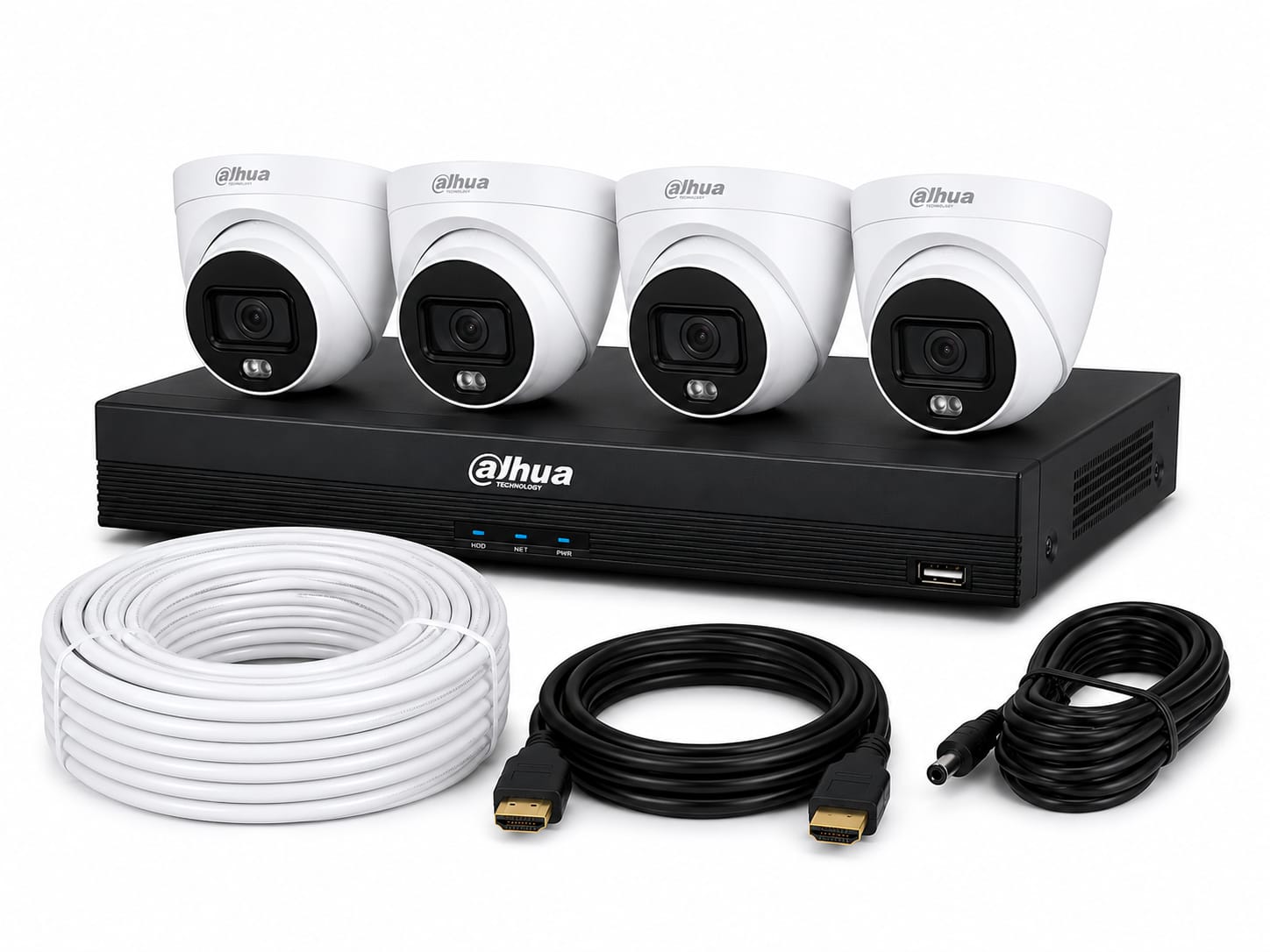 Paket CCTV Dahua Iluminator Audio 2MP|4 KAMERA|HDD 500GB