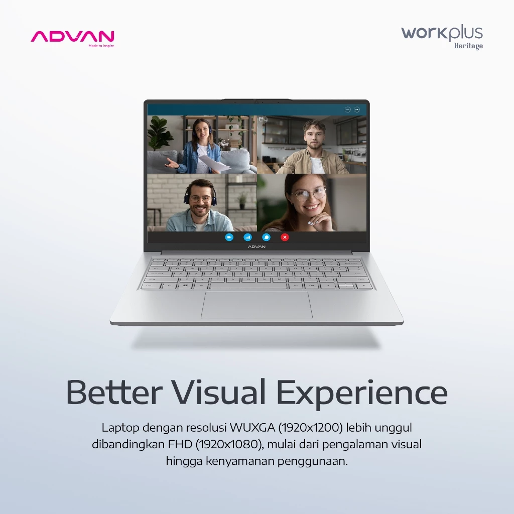 Advan WorkPlus Heritage Ryzen 5 7535HS 8GB SSD 256GB 14″ WUXGA W11 (Batik Design)