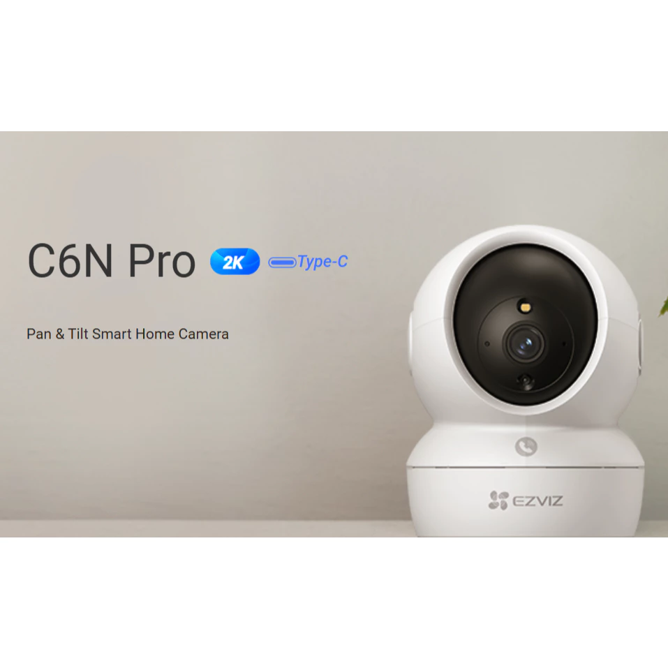 Ezviz C6N Pro 2K 3MP Smart Wifi CCTV IP Cam Pan Tilt Camera