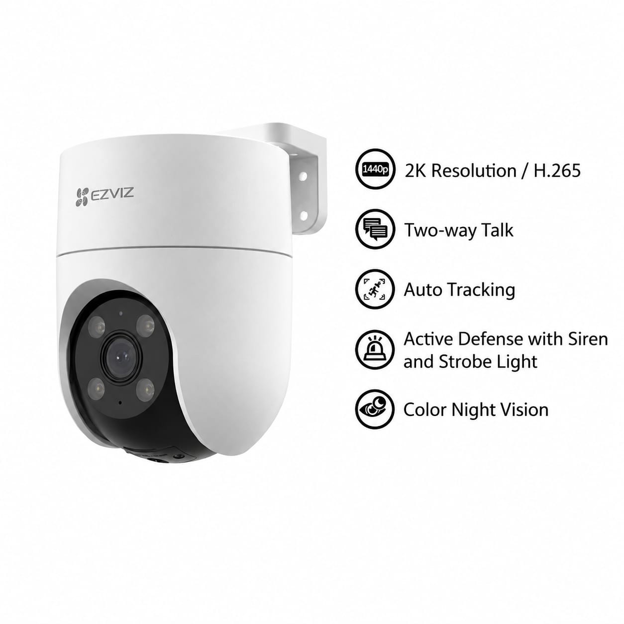 EZVIZ CCTV H8C 2MP PAN & TILT WI-FI CAMERA OUTDOOR 1080P