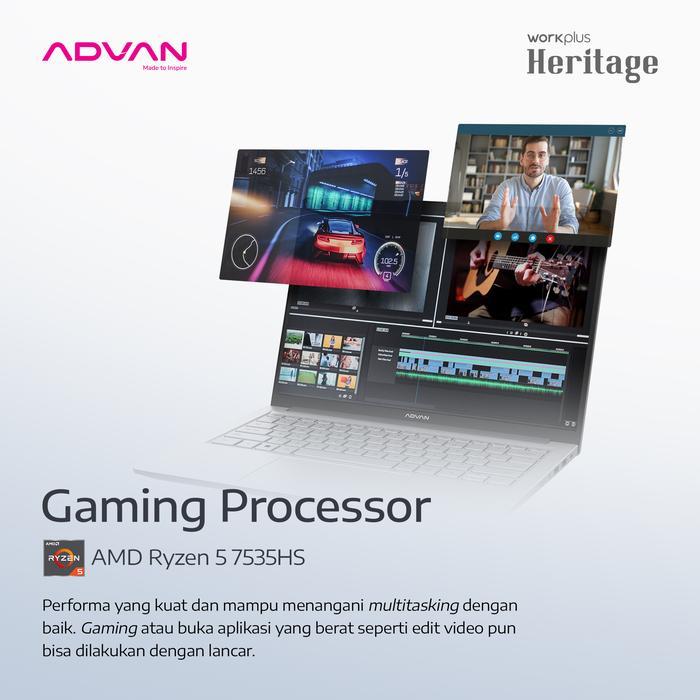 Advan WorkPlus Heritage Ryzen 5 7535HS 8GB SSD 512GB 14″ W11