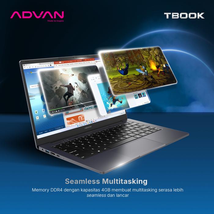 Advan T-Book Intel N100 8GB 128GB 14″ W11