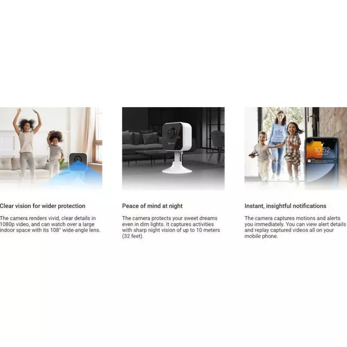 EZVIZ CCTV H1C 2MP SMART HOME WI-FI IP CAMERA INDOOR TYPE C