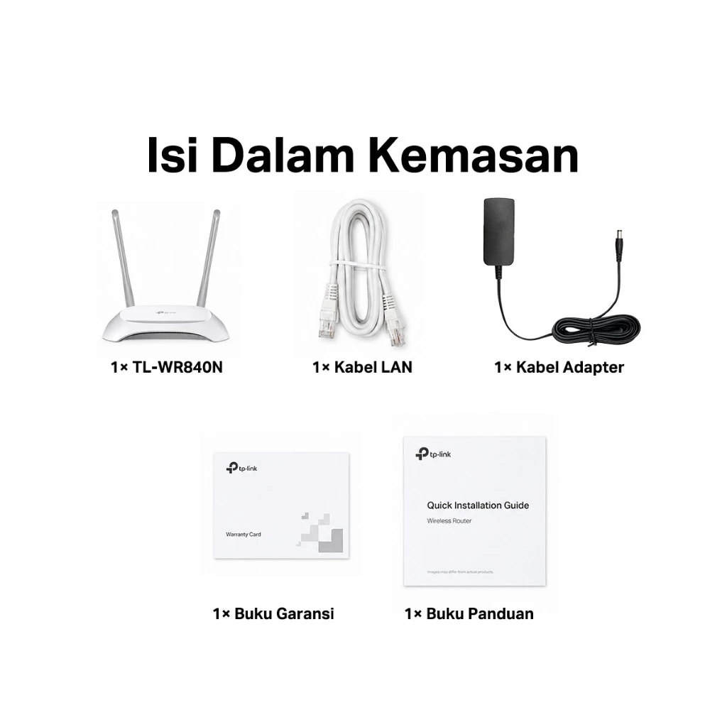 TP-Link | TL-WR840N | Router WiFi | 300Mbps | Router TP-Link | Wireless N | Router Rumah | Internet Cepat | WiFi Router | Mode Repeater |