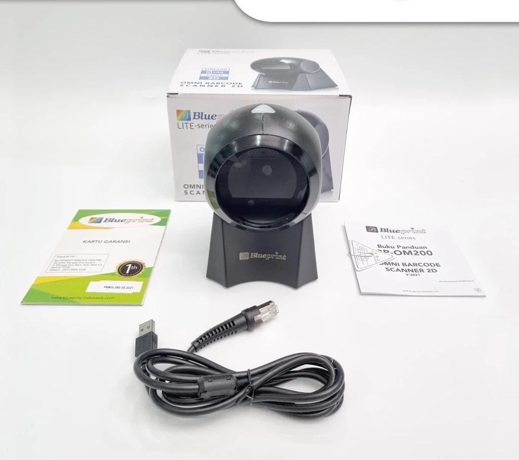 Barcode Scanner OM200 BLUEPRINT 2D Auto Scan, QR code & Barcode