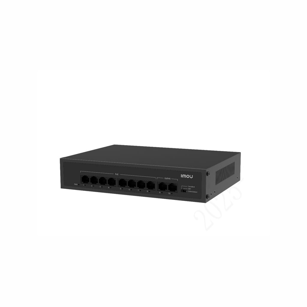 IMOU SF110P 8+2 Switch Hub PoE Unmanaged 100Mbps IP Camera CCTV Kabel LAN