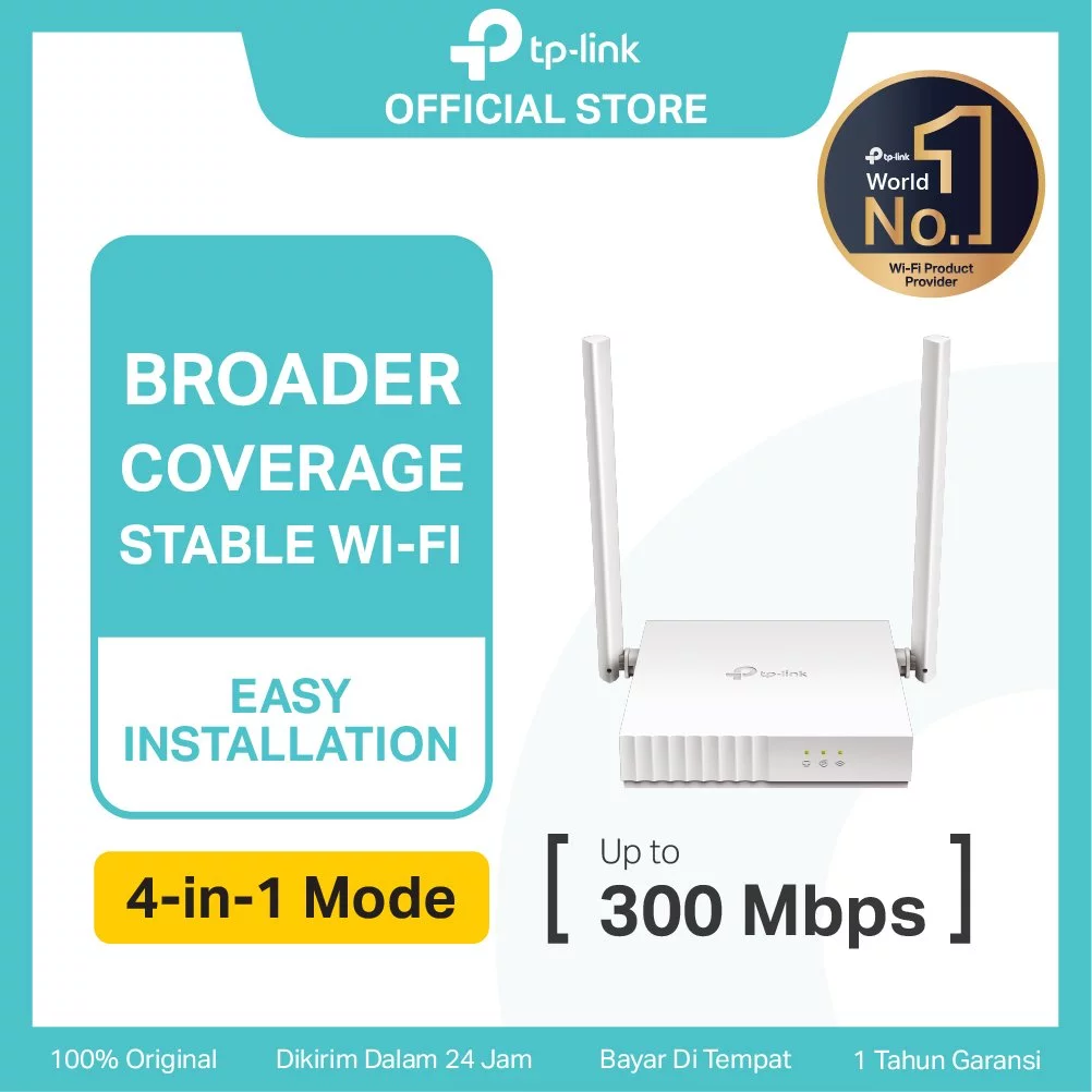 TP-Link | TL-WR820N  | N300 WiFi Router | Wireless Router | 300Mbps | Dual Antenna | Guest Network | IPTV | IPv6 | Access Point