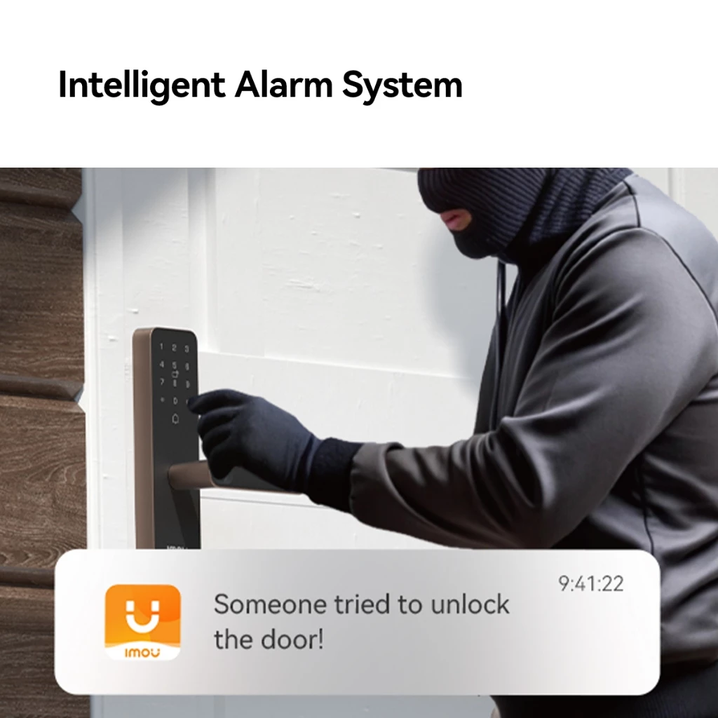 IMOU K1S W Smart Door Lock Fingerprint PIN Wi-Fi Aluminum Alloy Body