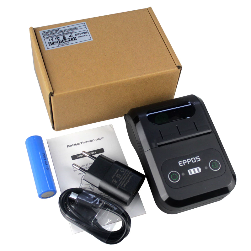 Printer Bluetooth Kasir Mini EPPOS EPX588 RPP02 Android & iOs