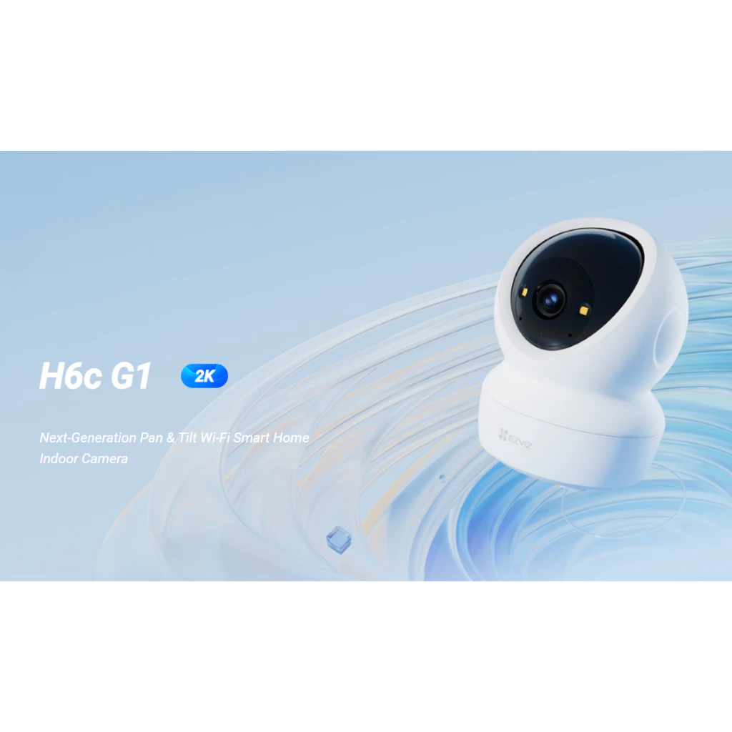 Ezviz H6c 3MP 2K G1 Pan & Tilt Wifi IP Camera CCTV Indoor Smart Home Security