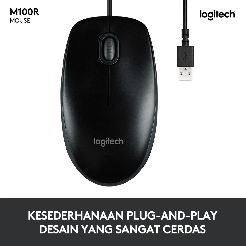 Mouse Logitech USB M100R