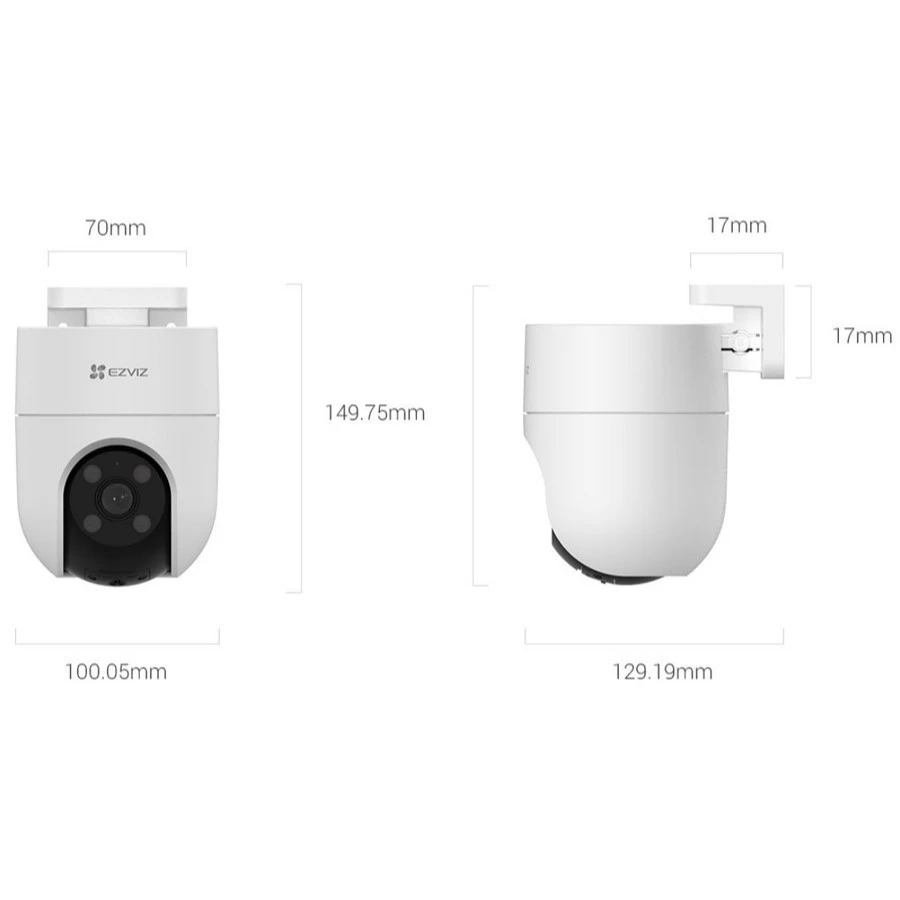 EZVIZ CCTV H8C 2MP PAN & TILT WI-FI CAMERA OUTDOOR 1080P