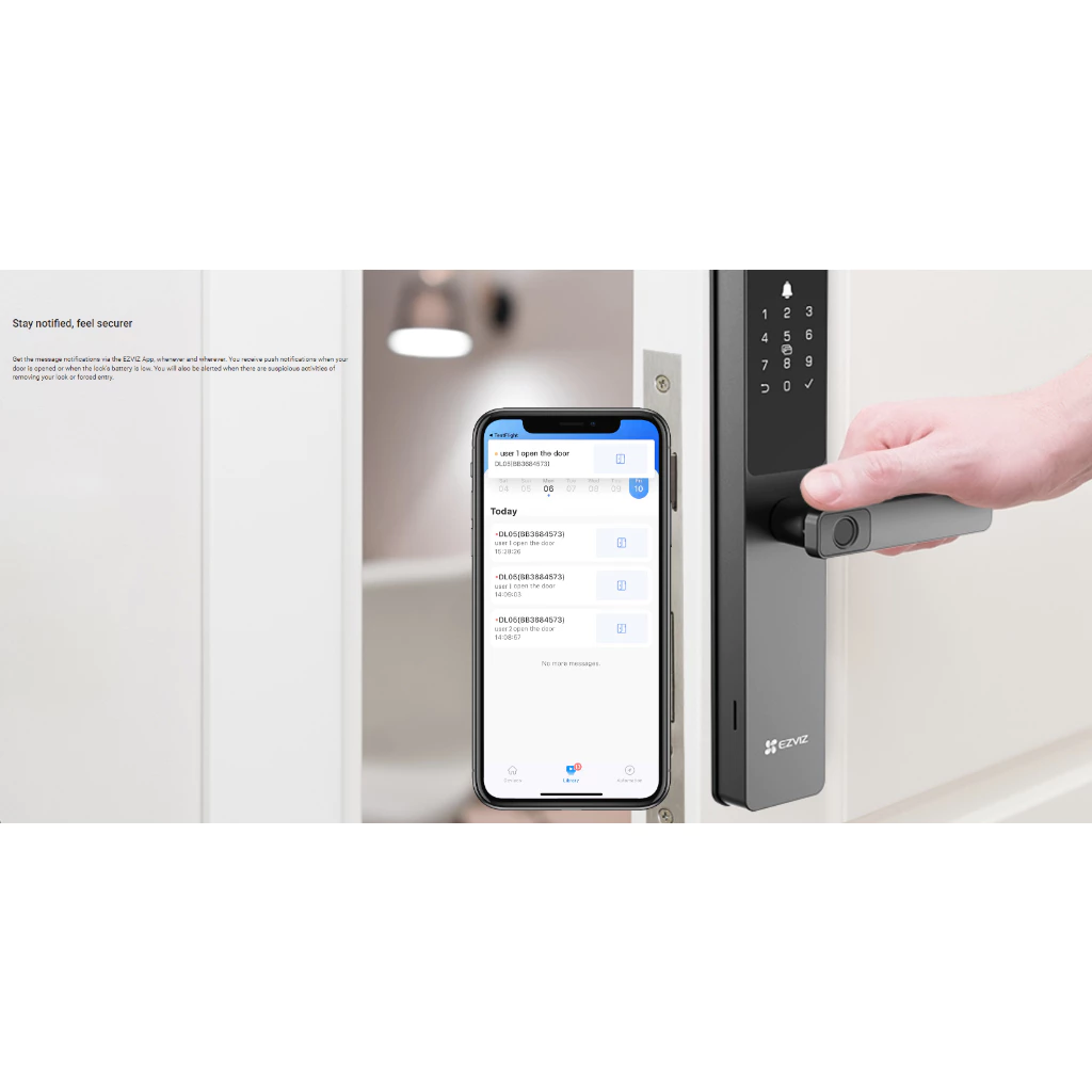 Ezviz DL05 Smart Home Security Fingerprint Door Handle Lock