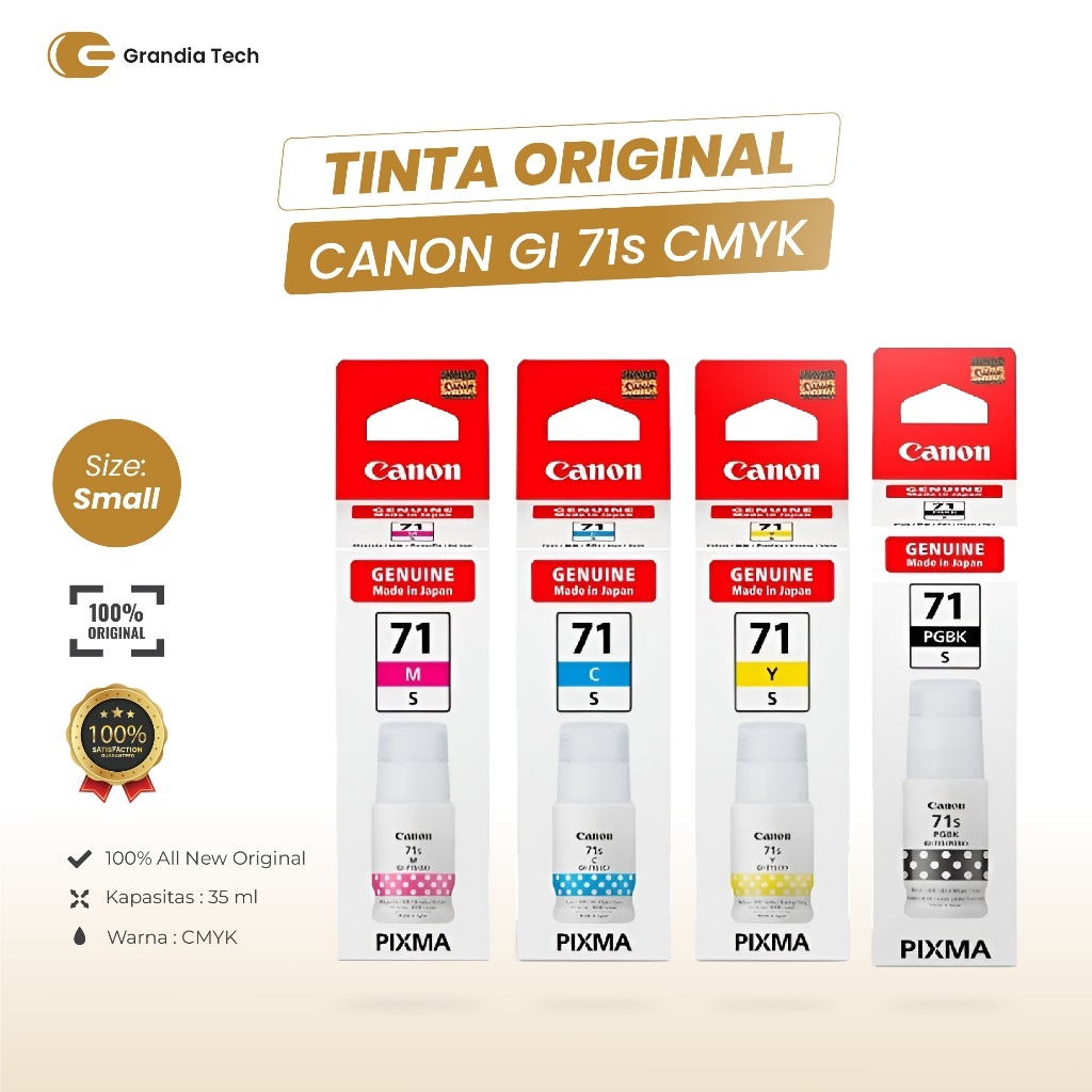 TINTA CANON 71S CMYK