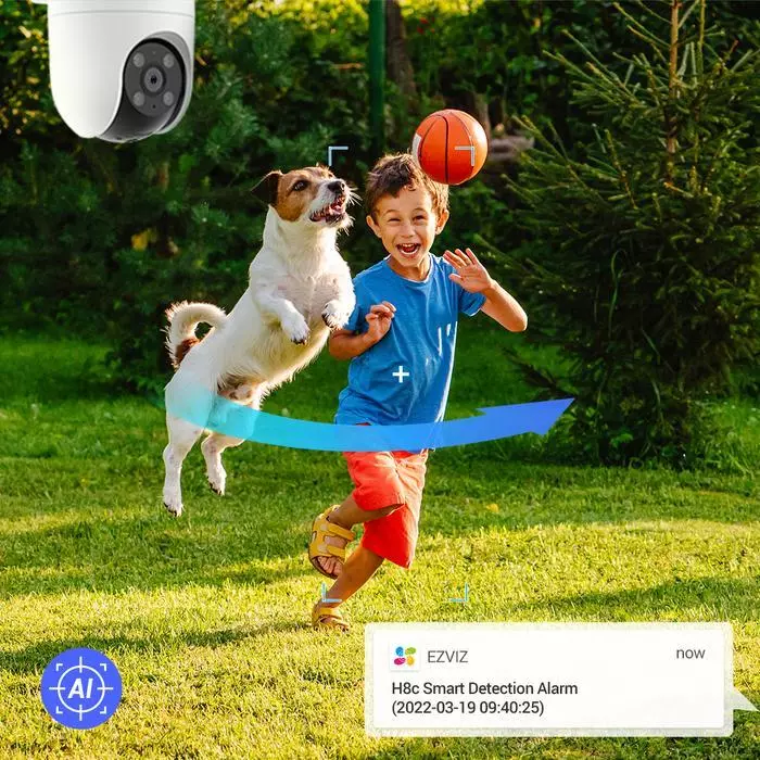 EZVIZ CCTV H8C 2MP PAN & TILT WI-FI CAMERA OUTDOOR 1080P