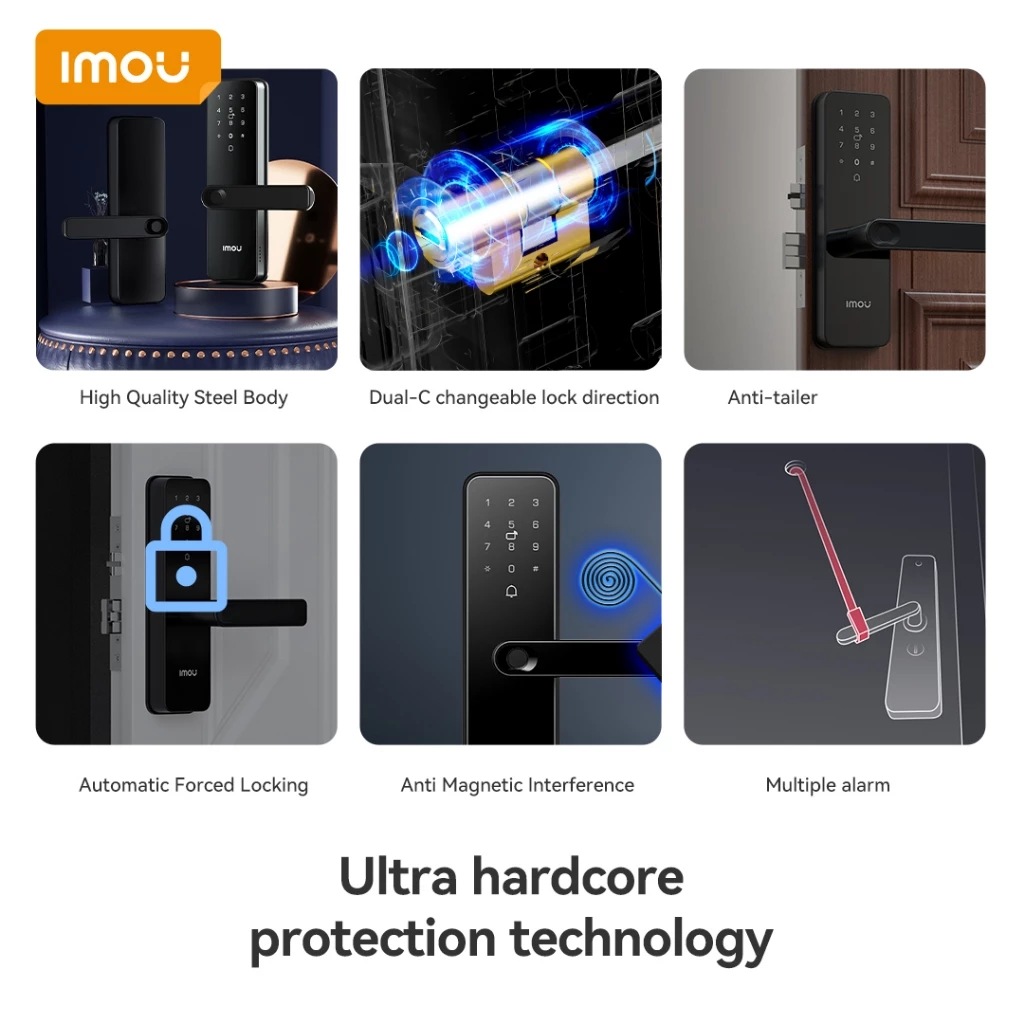 IMOU K1S W Smart Door Lock Fingerprint PIN Wi-Fi Aluminum Alloy Body